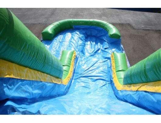 Moonwalk USA Inflatable Slide 13'H Palm Tree Inflatable Slide Wet/Dry W-353
