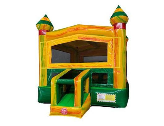 Moonwalk USA Inflatable Bouncers 14' Fiesta Castle Commercial Bounce House B-323