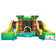 Palm Tree bouncer and slide combo