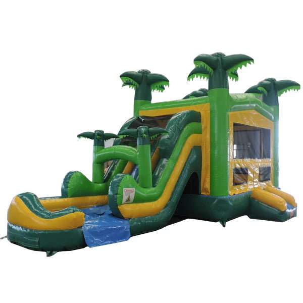 Eagle Bounce Commercial Bounce House Eagle Bounce 13ft Green Combo Wet n DryCommercial Bouncer CB-2013