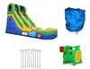 Moonwalk USA Inflatable Bouncers 15'H Commercial Inflatable Slide Wet n Dry