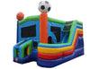 Moonwalk USA Inflatable Bouncers 4-In-1 Sports Commercial Bounce House Combo Wet n Dry C-135