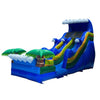 Eagle Bounce Inflatable Slide Eagle Bounce 18'H Tidal Wave Slide Wet n Dry TB-S-021