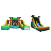 Eagle Bounce Residential Bounce House Palm Tree / Palm Tree Eagle Bounce Dual Lane Combo Bouncer & Slide + Water Slide Package PKG-B