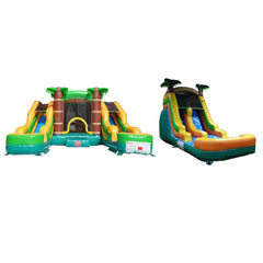 Palm Bouncer with palm tree slide 