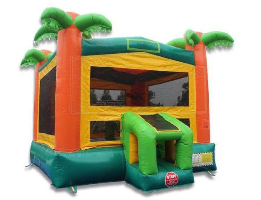 Moonwalk USA Inflatable Bouncers 14' Tropical Commercial Bounce House B-304