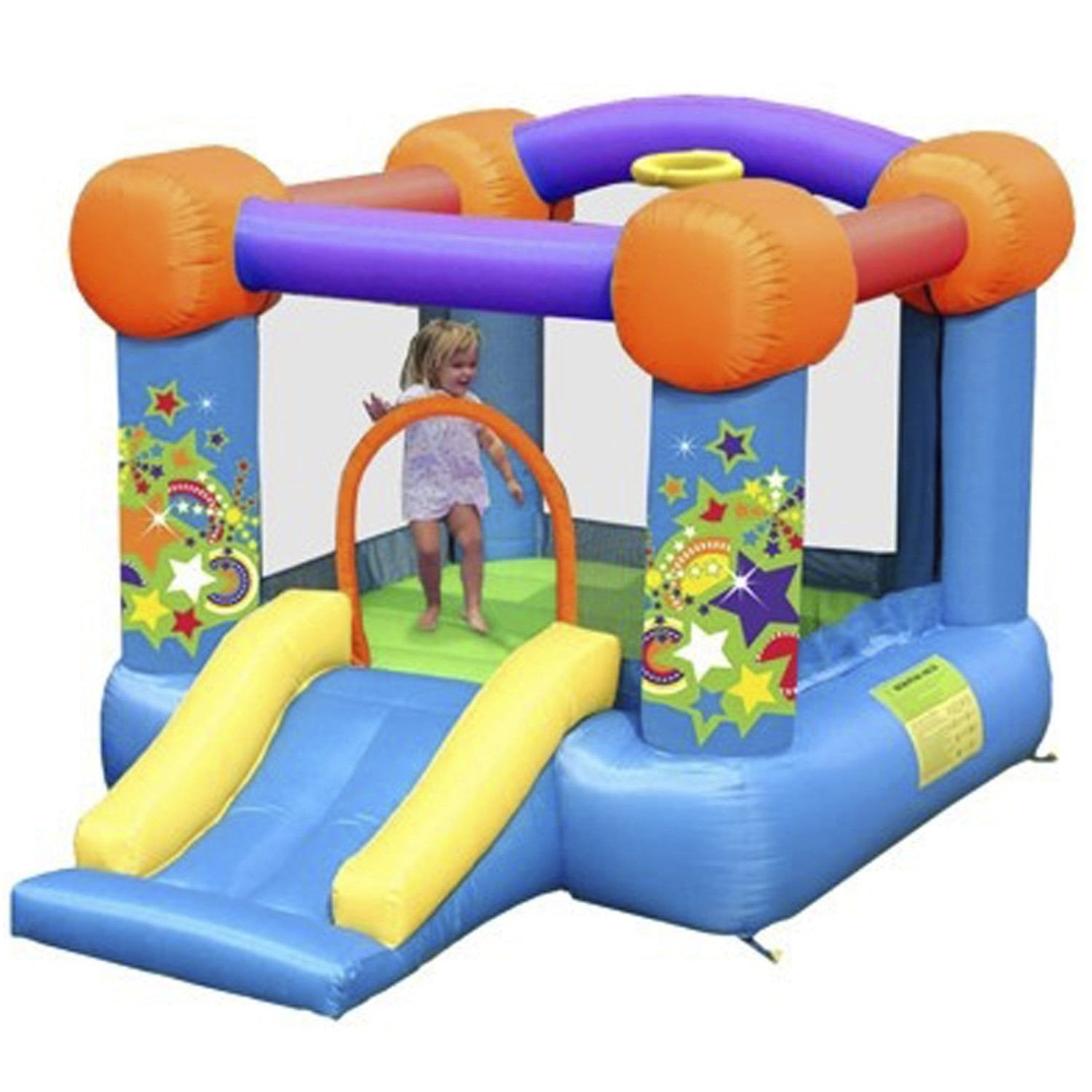 Kidwise Residential Bounce House KidWise Party Bouncer Bounce House With Slide KWSSD-9070