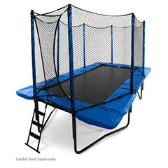 StagedBounce 10' x 17' Rectangle Trampoline with Enclosure