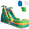 Moonwalk USA Inflatable Slide 19'H Palm Tree Slide Wet n Dry W-281
