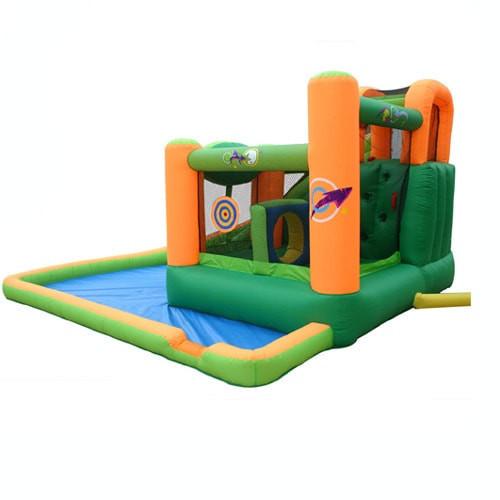 Kidwise Residential Bounce House KidWise Endless Fun 11 in 1 Inflatable Bounce House with Waterslide KWSS-9306