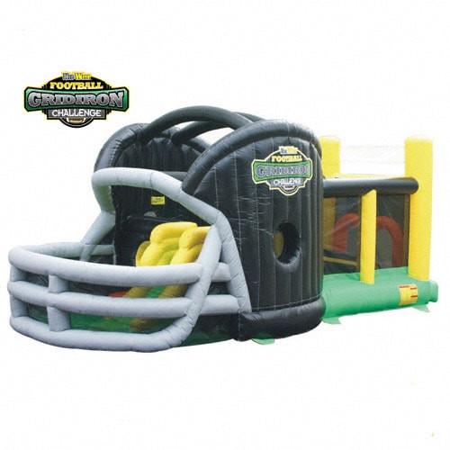 Kidwise Commercial Bounce House Black KidWise Gridiron Football Challenge Commercial Bounce House KW-GRH-COM-BK