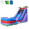 Moonwalk USA Inflatable Slide 19'H Purple Slide Wet n Dry W-286