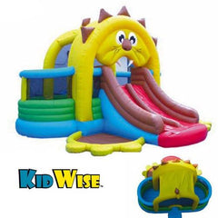 Commercial Bounce House - KidWise Commercial Lion's Den Bouncer and Slide - The Bounce House Store