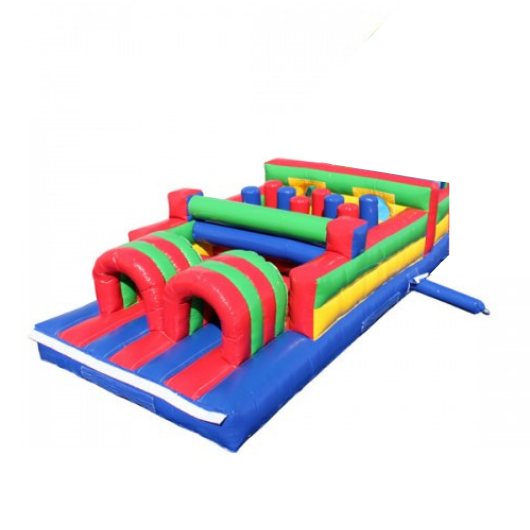 Moonwalk USA Inflatable Slide Green 20'L Obstacle Course O-025-G