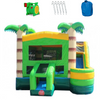 Moonwalk USA Commercial Bounce House Palm Tree Castle 4-In-1 Commercial Bounce House Combo Wet n Dry C-143