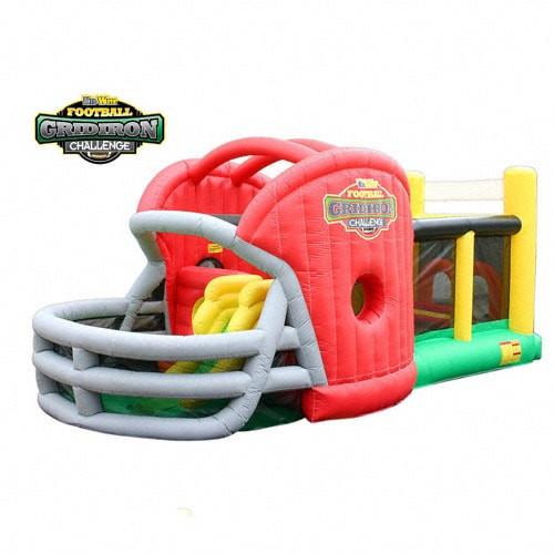 Kidwise Commercial Bounce House Red KidWise Gridiron Football Challenge Commercial Bounce House KW-GRH-COM-RD