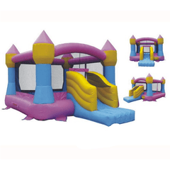 Commercial Bounce House - KidWise Commercial Castle Bouncer With Slide - The Bounce House Store