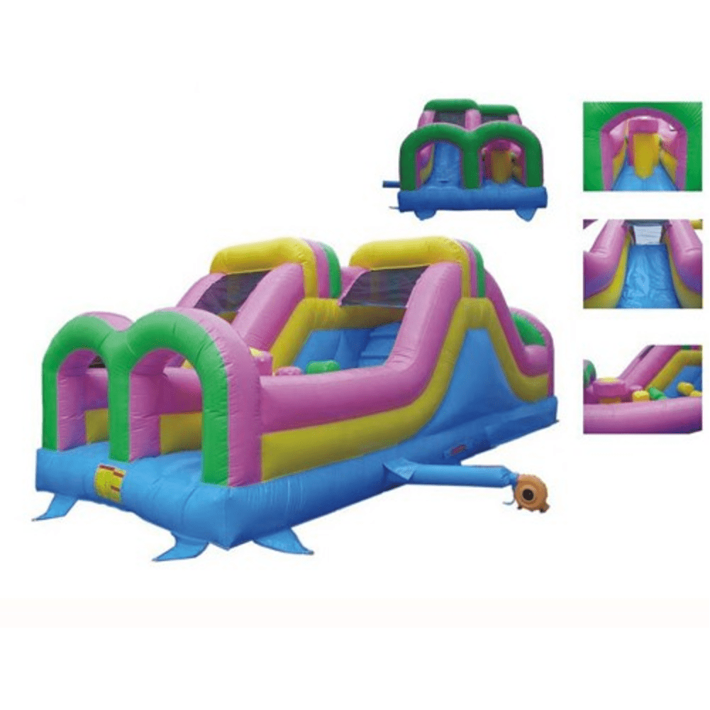 Kidwise Commercial Bounce House KidWise Commercial Grade 26' Double Challenger Inflatable Slide KW-ST-1001-COM