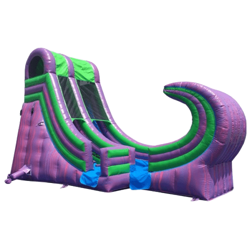 Moonwalk USA Inflatable Slide 19'H Rapid Inflatable Slide Wet n Dry W-043