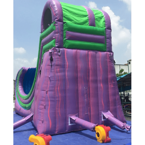 Moonwalk USA Inflatable Slide 19'H Rapid Inflatable Slide Wet n Dry W-043