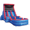 Moonwalk USA Inflatable Slide 19'H Tsunami Dual Lane Inflatable Wet/Dry Slide With Pool W-357