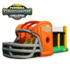Kidwise Commercial Bounce House Orange KidWise Gridiron Football Challenge Commercial Bounce House KW-GRH-COM-OR