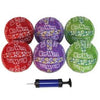 Kidwise Accessories 6 inch Neoprene Balls - (Set of 6) KW-6NEOP-BALLS