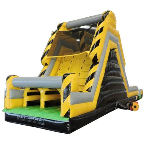 Moonwalk USA Inflatable Bouncers 85'L Construction Obstacle Course Bouncer with Removable Pool O-147-With-Pool