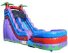 Moonwalk USA Inflatable Bouncers 19'H Purple Slide Wet n Dry W-286