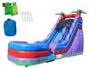 Moonwalk USA Inflatable Bouncers 19'H Purple Slide Wet n Dry W-286