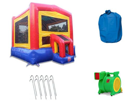 Moonwalk USA Inflatable Bouncers 14' Classic Commercial Bounce House B-311