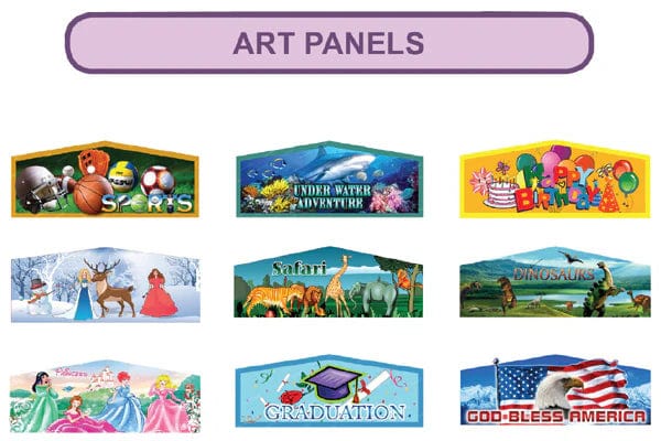 Moonwalk USA Inflatable Bouncers 13' Art Panel for Moonwalk USA Bouncers M-200-S