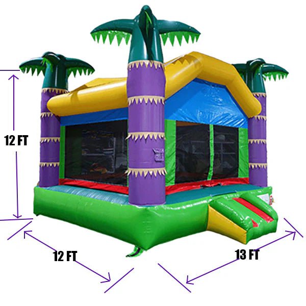 Eagle Bounce Residential Bounce House Eagle Bounce Palm Tree Dura Lite Residential Bouncer TB-B-001