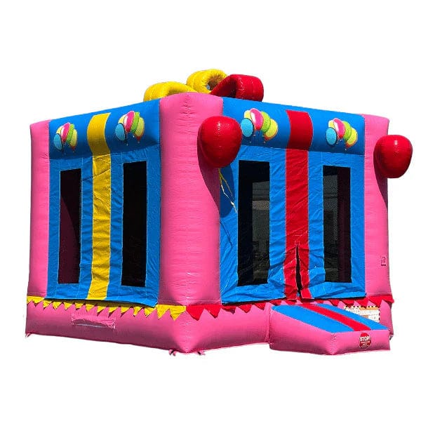 Moonwalk USA Inflatable Bouncers Pink Gift Box Bouncer