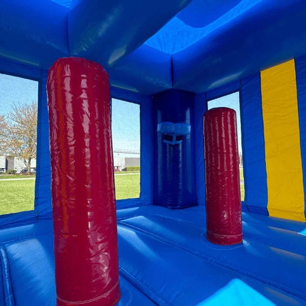 Moonwalk USA Inflatable Bouncers Blue Gift Box Bouncer