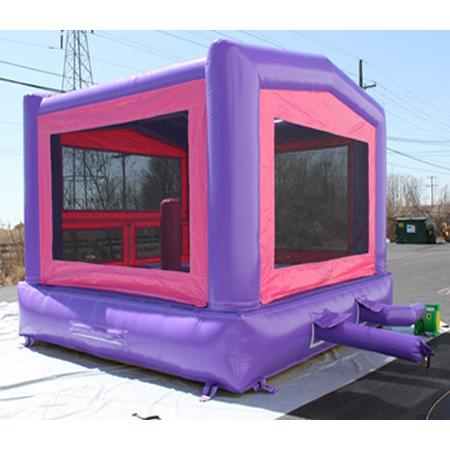 Moonwalk USA Inflatable Bouncers 14' Classic Pink Modular Commercial Bounce House B-313