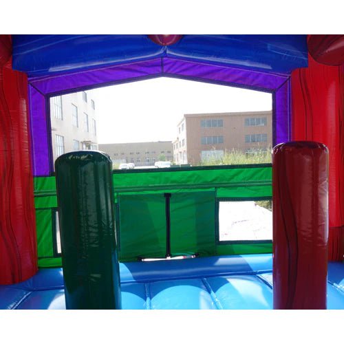 Moonwalk USA Inflatable Bouncers Ruby Castle Bounce House B-321