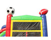 Moonwalk USA Inflatable Bouncers 2-Lane Sports Combo Bouncer w/ Pool C-186