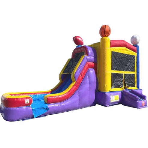 Moonwalk USA Inflatable Bouncers Sports Combo Bouncer Wet n Dry C-236