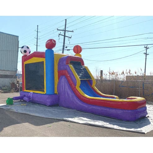 Moonwalk USA Inflatable Bouncers Sports Combo Bouncer Wet n Dry C-236
