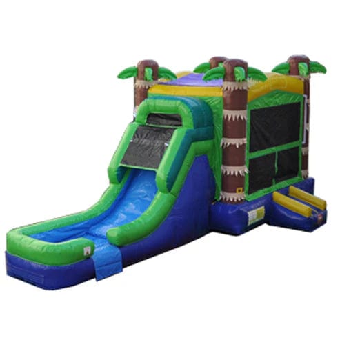 Moonwalk USA Inflatable Bouncers Palm Tree Combo Bouncer (Medium) Wet n Dry C-237