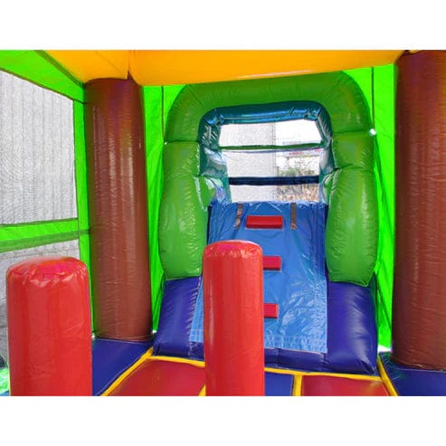 Moonwalk USA Inflatable Bouncers Palm Tree Combo Bouncer (Medium) Wet n Dry C-237