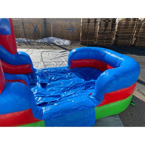 Moonwalk USA Inflatable Bouncers 2-Lane Ferris Wheel Combo Bouncer Wet n Dry C-289