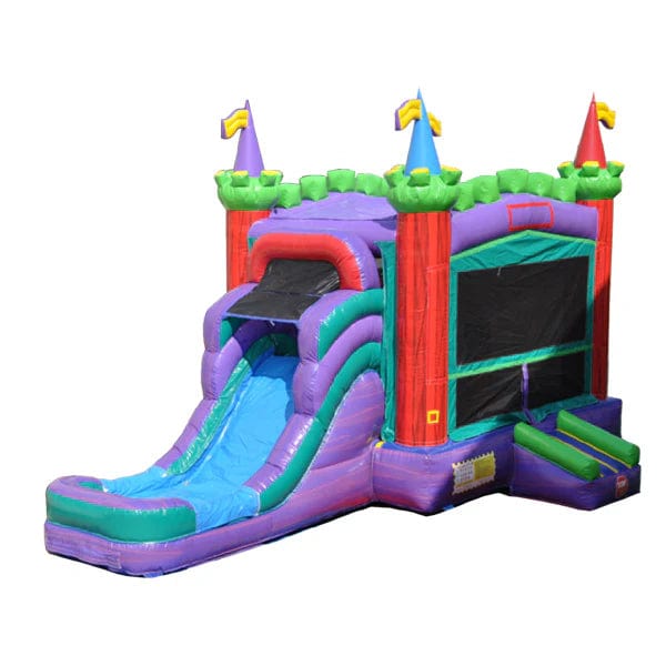 Moonwalk USA Inflatable Bouncers King Castle Combo Wet n Dry C-324