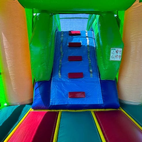 Moonwalk USA Inflatable Bouncers Palm Tree Combo Bouncer (XL) Wet n Dry C-388