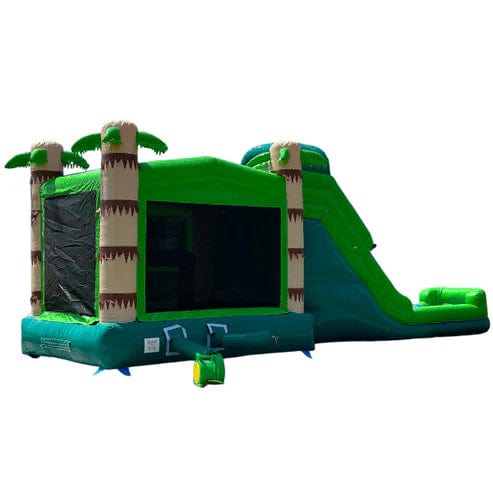 Moonwalk USA Inflatable Bouncers Palm Tree Combo Bouncer (XL) Wet n Dry C-388