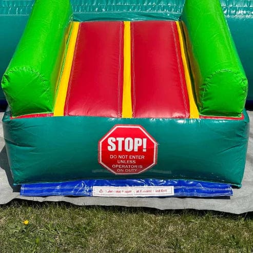 Moonwalk USA Inflatable Bouncers Palm Tree Combo Bouncer (XL) Wet n Dry C-388