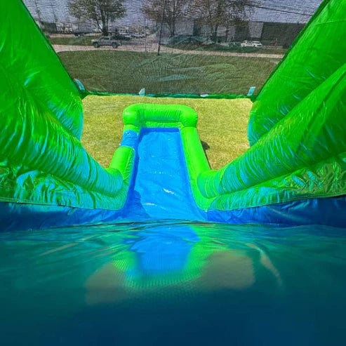 Moonwalk USA Inflatable Bouncers Palm Tree Combo Bouncer (XL) Wet n Dry C-388