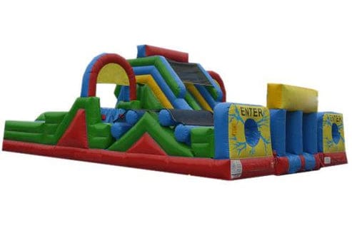 Moonwalk USA Inflatable Bouncers Extreme Obstacle Course II Bouncer O-012