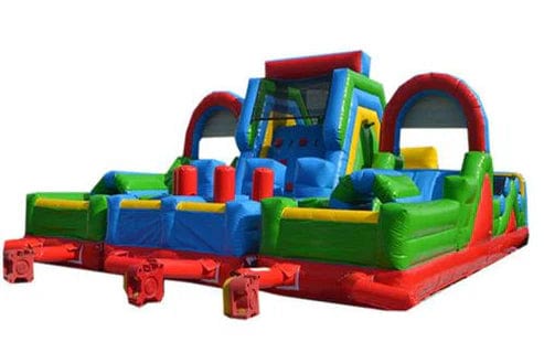 Moonwalk USA Inflatable Bouncers Extreme Obstacle Course II Bouncer O-012